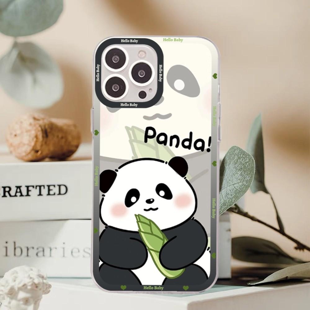 Cute Kawaii Panda Mousepad For Redmi 7 8 9 A For Redmi Note 5 7 8 9 10 11 Pro Max 4G 5G Funfas