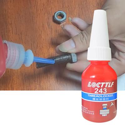 242/243 Kompakter, nicht aushärtender, sicherer Gewindeverschluss, 10 ml Schraubensicherungskleber für zu Hause