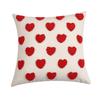 Love Pillow Cover Heart Shaped Pillow Cover Valentines Day Throw Pillow Covers Heart Love Couples Decorations Embroidery Pillowcases (No Lint))))