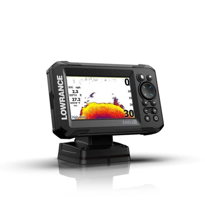 Sondeur Bateau LOWRANCE Eagle 5" Combiné GPS Sondeur Avec Sonde Splitshot HD