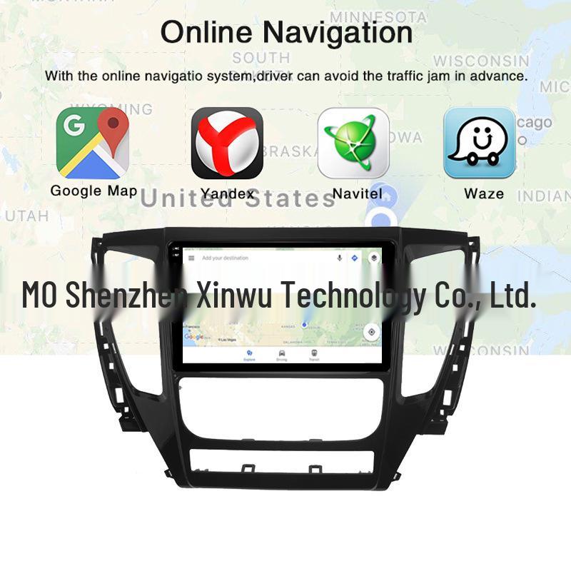 9-Inch Smart GPS Bluetooth WiFi Navigation System for 2016-2018 Mitsubishi Pajero