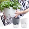Self Watering Flower Pot Hydroponics Growing System Planter Flowerpot Home Garden Planting Accessories Potted Planters