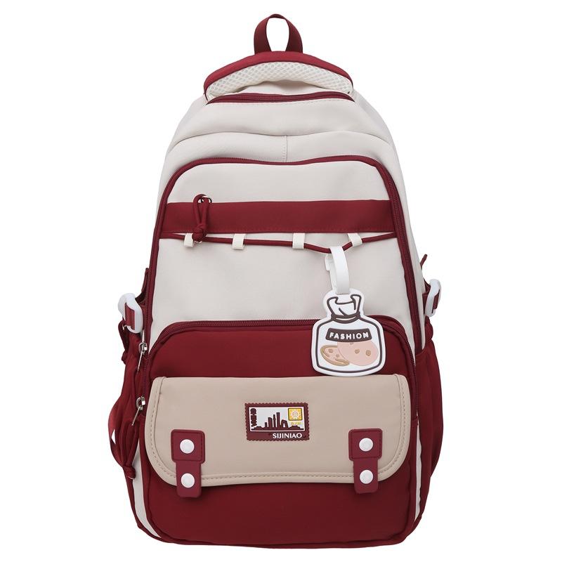 New Female Large Capacity Junior High School Students Schoolbag College Students Leisure Travel Backpack