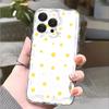 Daisy Flower Seamless Pattern Transparent soft TPU Phone Case for Xiaomi Redmi Note 15 14 13 12 11 10 Pro Plus 4G 5G Soft Cover