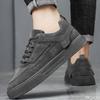 Men's shoes spring autumn thick soled height increasing trendy shoes for casual sports simple comfortable non slip board shoes