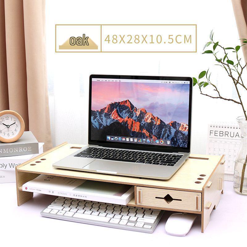 Ergonomic Laptop Cooling Stand with Storage