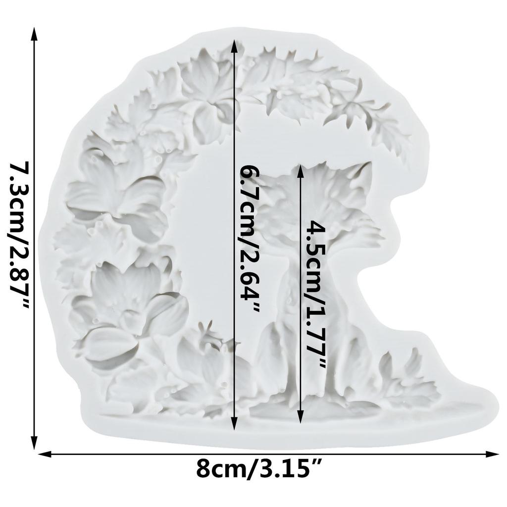 Fox Silicone Molds Animal Fox Fondant Mold Cake Decorating Tools Cupcake Topper Candy Chocolate Gumpaste Mold