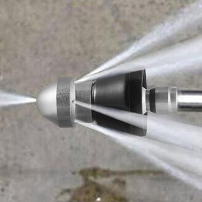 1/4" High Pressure Nozzle Sewer Cleaning Tool Parts Pressure Washer Jetter Nozzle Pipe Nozzle Reverse Airflow Nozzle for Residential