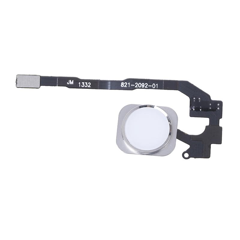 

Для телефона 5S Золотой сенсорный датчик отпечатков пальцев, кнопка «Домой», гибкий ключ в сборе белый