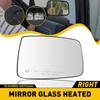 Exterior Mirror Glass Heated Power Passenger Side RH for Dodge Ram 1500 2500