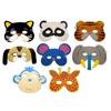 12 unids/set máscaras de animales para niños todas las ocasiones bolsa de fiesta de cumpleaños juguetes de relleno de espuma