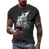 Summer New Animal Bear Men's T-Shirts Fashion Casual Personality Hip Hop Harajuku Streetwear 3D Printed Short Sleeve Tees Tops