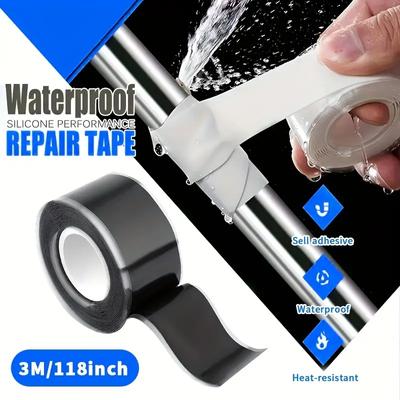 Wasserdichtes Silikon-Performance-Reparatur-Gummi-Silikon-Klebeband, Selbstsicherungsband, Draht, auslaufsicheres Gummi-Weichband, Dichtungsband