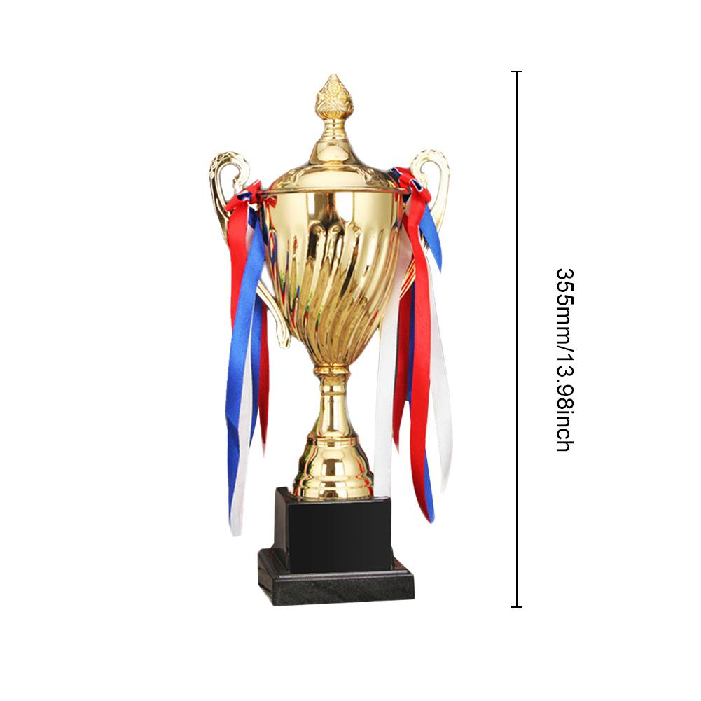 Gold Plastic Reward Trophy Cup Soccer Medals Prize Cup Early Educational Basketball Football Winners Gifts for Game School