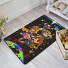 Retro Video Game Characters Rug Floor Mat for Living Room or Bedroom Soft and Comfortable Carpet a Gift for Birthday and Holiday.