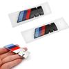 FD23-1Pcs M Logo ABS Sticker Car Fender Side Emblem For BMW M1 M5 M4 M6 M2 M3 M7 G01 F30 F48 E83 F39 F10 Rear Trunk Badge Accessories