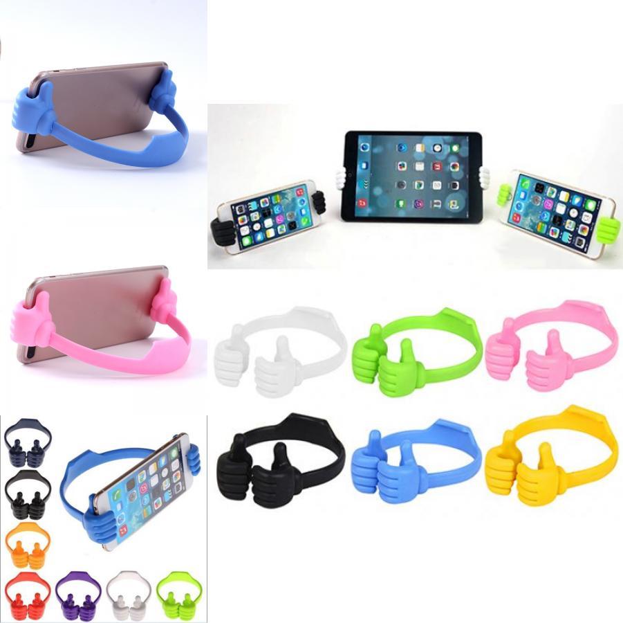 Universal Thumb Smartphone Stand Colorful Adjustable Holder For Tablets And Phones