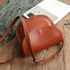 Johnature Simple Genuine Leather Women Bag Handmade Vintage Shoulder Bags Solid Color Natural Cowhide Messenger Bag