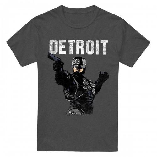 Robocop Unisex Adult Detroit Heather T-Shirt
