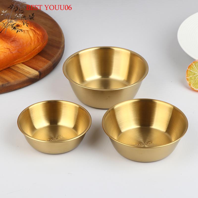 (YOUU06)10.5/12/13CM Stainless Steel Salad Bowl Fruit Vegetable Noodle Container Egg Flour Cooking Mixing Bowl For Tableware