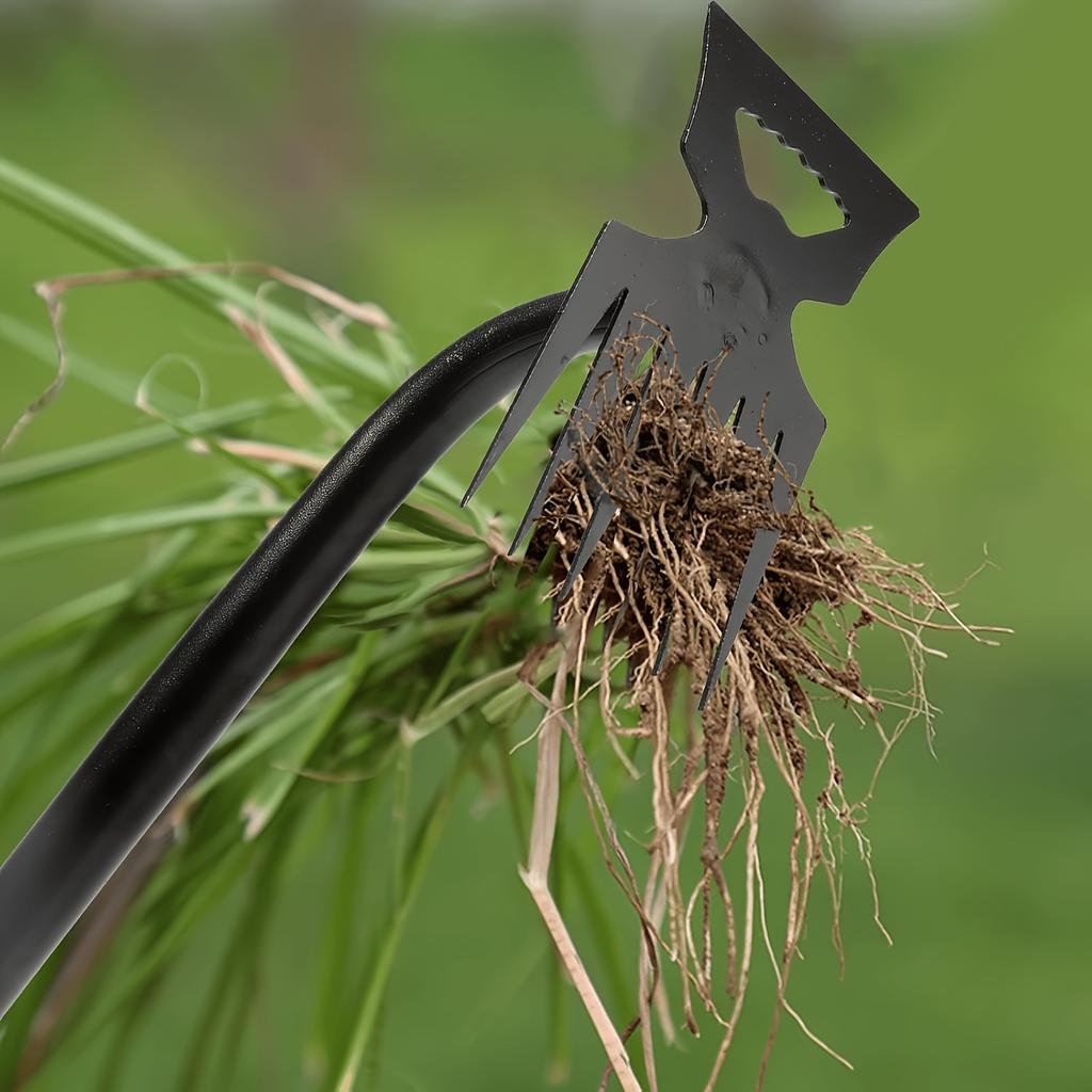 Geüpgraded 2026 Nieuw Model - Robuust Handmatig Wieden Gereedschap - Efficiënte Weder met Lange Steel, Scherpe Blad Wortel Verwijdering - Geschikt voor Tuinen, Boerderijen, Gazons