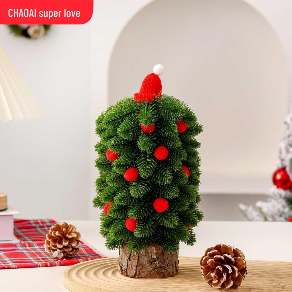 Mini Ensemble de Décoration d'Arbre de Noël de Table de 30 cm