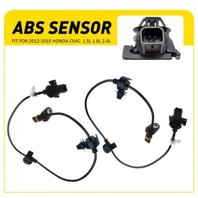 2Pcs Rear Left ABS Right Wheel Speed Sensor For 2012-2015 Honda Civic 2013 2014