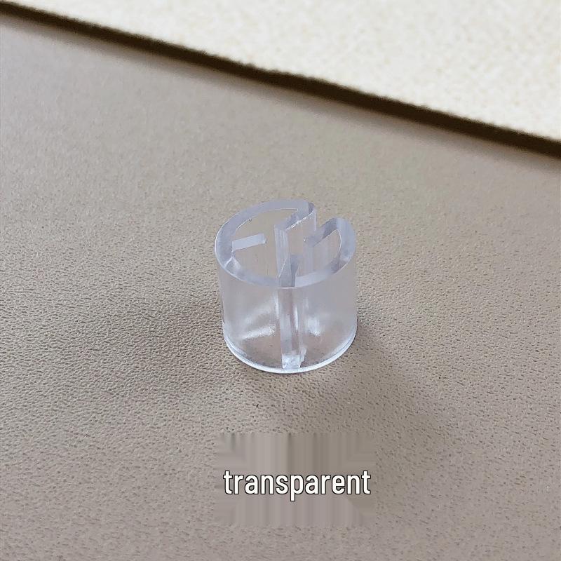 Colorful Transparent Clothing Size Tags - Large Round Numbered Hangers