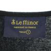 Le Minor Made In France Long Sleeve Cardigan 1 Black Women Used