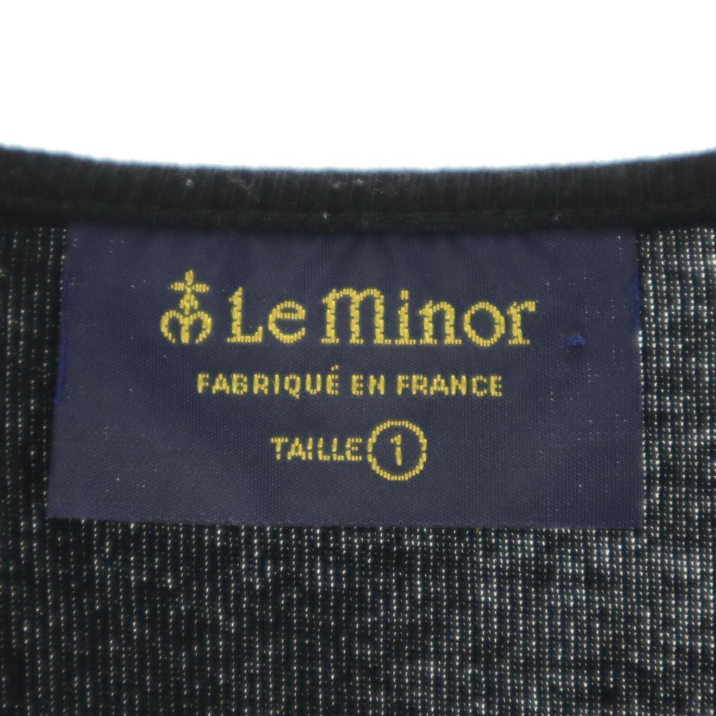 Le Minor Made In France Long Sleeve Cardigan 1 Black Women Used