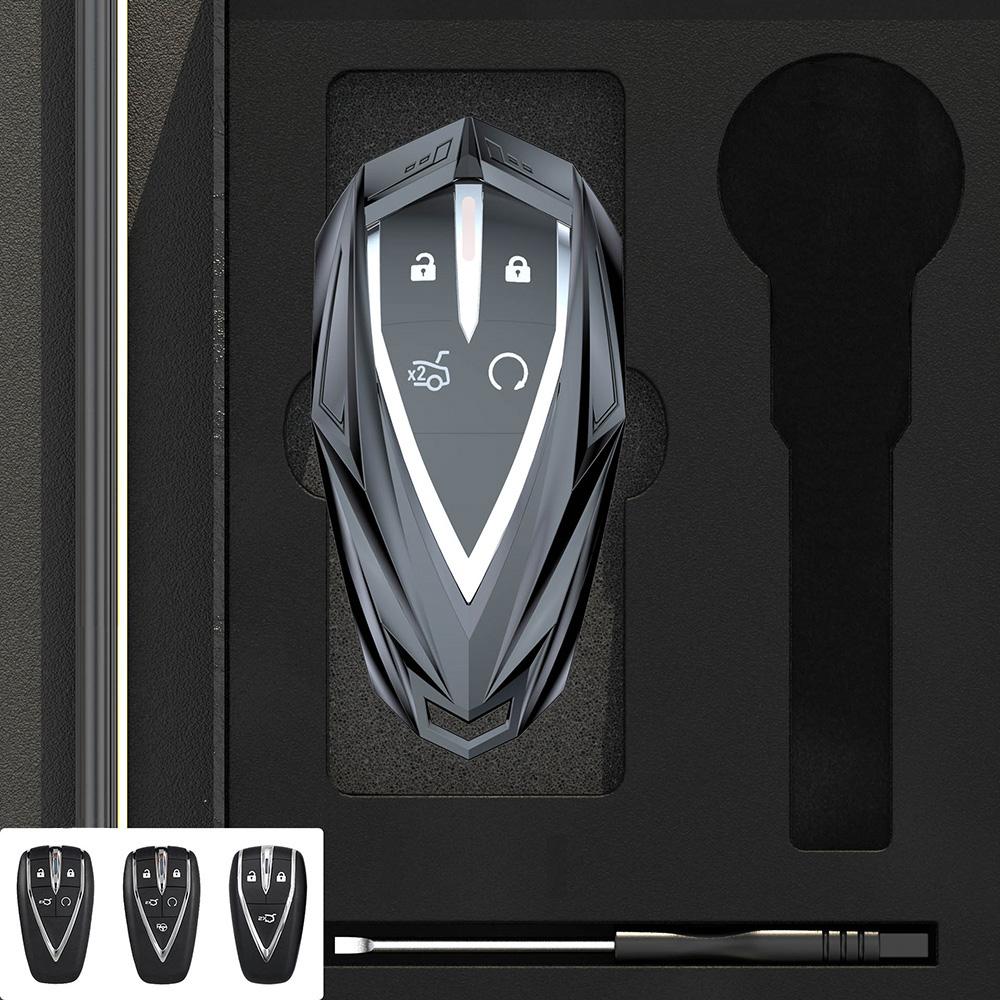 Zinc Alloy Car Key Case Cover Shell For Changan Unit Unik Cs35Plus Cs55 Plus Cs75 Plus Oshan X7 X5 Car Accessories