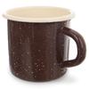 Brown Enamel Mug BROWN 400 Ml