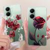 Case For Xiaomi Poco X7 Pro Cover X 7Pro Transparent Butterfly Painting Soft Back Cases For Xiaomi PocoX7 X 7 Pro 5G Clear Capa