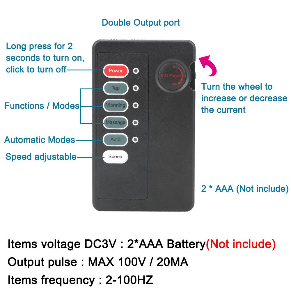 Sex Toys For Men Women Prostate Massager Shock Butt Plug Sex Toy Adult Toy Electric Shock Anal Plug Anus Dilator Silicone