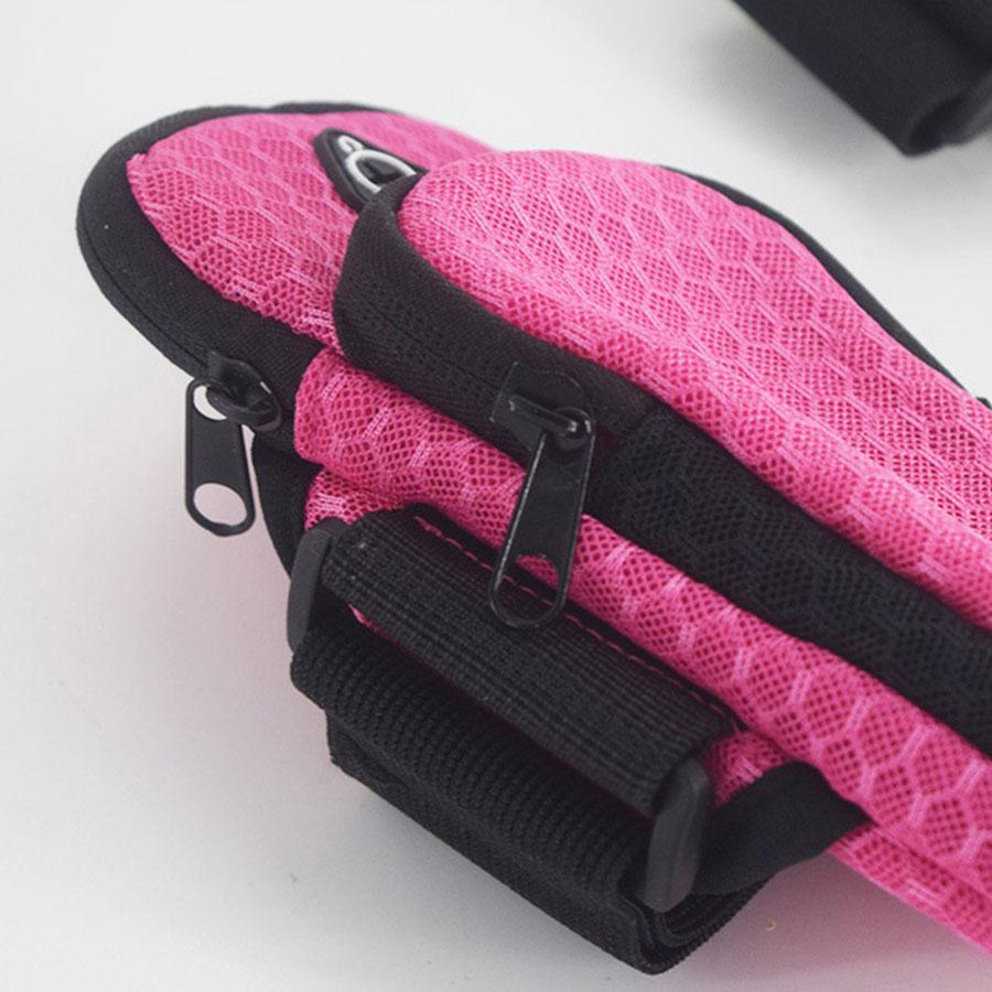 Running Armband Phone Holder Breathable Mesh Sports Arm Bag For Jogging Gym Workout 6