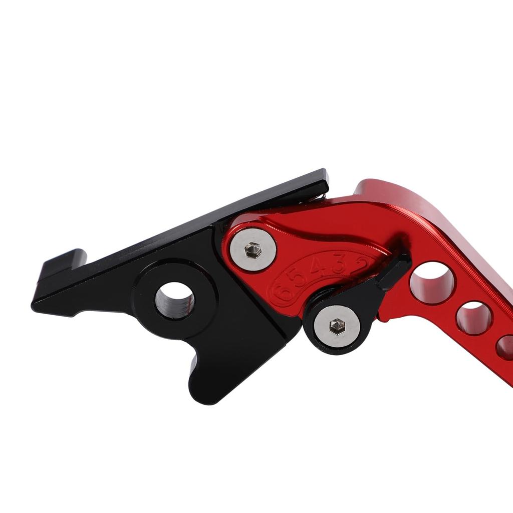 Nakira Brake Clutch Lever Set Ninja250 Ninja400 Z250 Z400 Versis-X250 (Red)