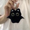 Black Cats Keychain Bag Charm With Ghostly Wing Soft Plush Lovely Style Christmas Halloween Gift Accessories