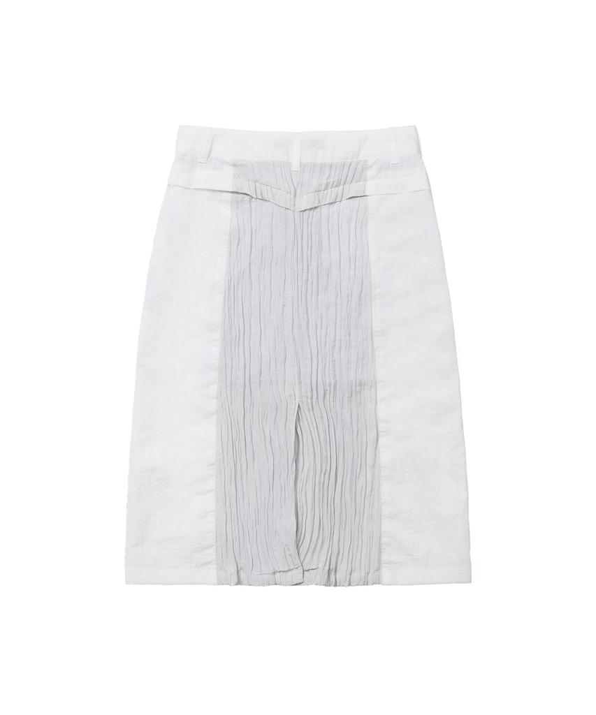 Wellbeing Express Wrinkle Nylon Skirt White