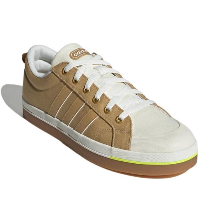 adidas Neo Bravada Aşınmaya Dayanıklı Kaymaz Günlük Kaykay Ayakkabıları Unisex Kahverengi Sarı GY9682