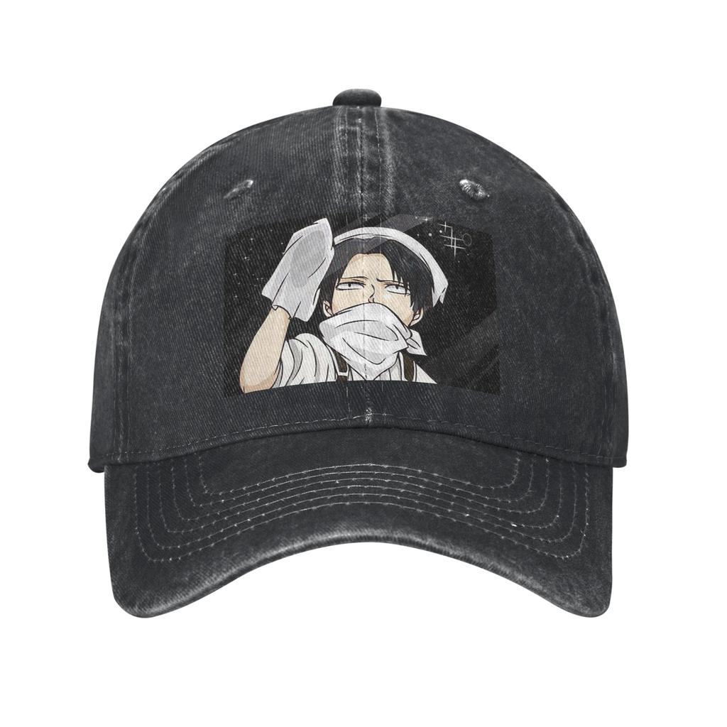Attack on Titan Manga Erwin Smith Anime Denim Stoff Kappe Lässige Baseballkappen Verstellbarer Hut Sommer Unisex Baseballkappen