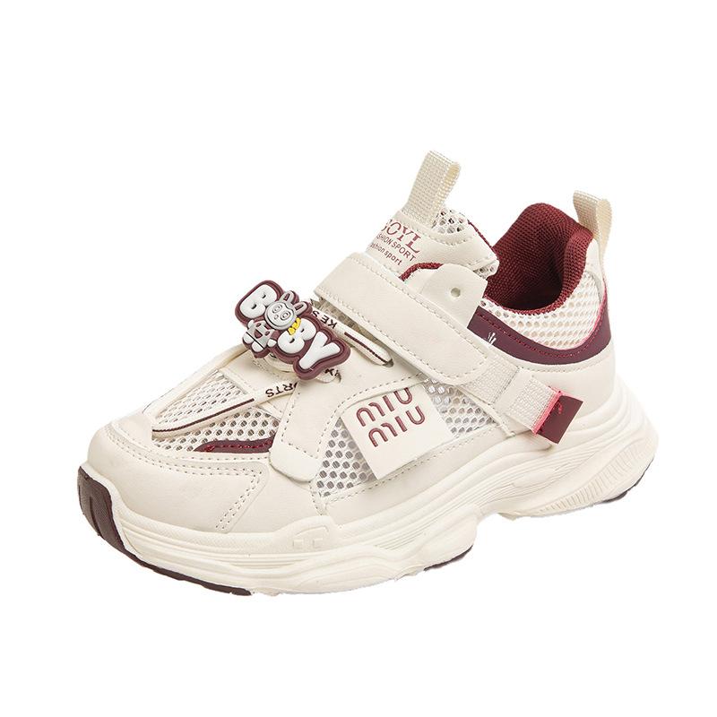 Children's shoes mesh breathable girls net shoes princess shoes 2025 popular girls shoes boys summer sports shoes women
