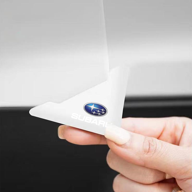 2Pcs Car Door Corner Silicone Protective Anti-Collision Cover For Subaru Impreza Legacy WRX STI BRZ XV WRC Forester Crosstrek