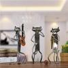Cat Art Metāla skulptūra Mājas mēbeļu dekoru izstrādājumi Ar rokām darināti rokdarbi
