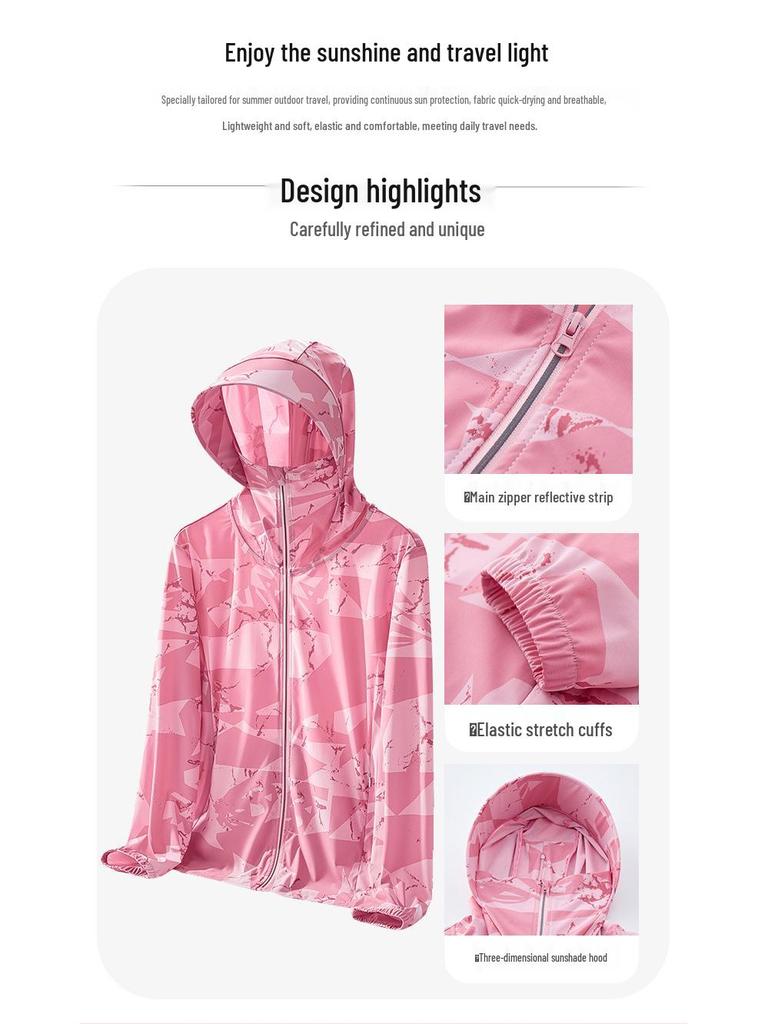 Women's Summer UV Protection Ice Silk Jacket - Breathable, Lightweight, Plus Size
