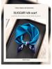 Luxurious Blue Mulberry Silk Scarf - Small Square, Perfect for Spring & Autumn, Ideal High-End Gift