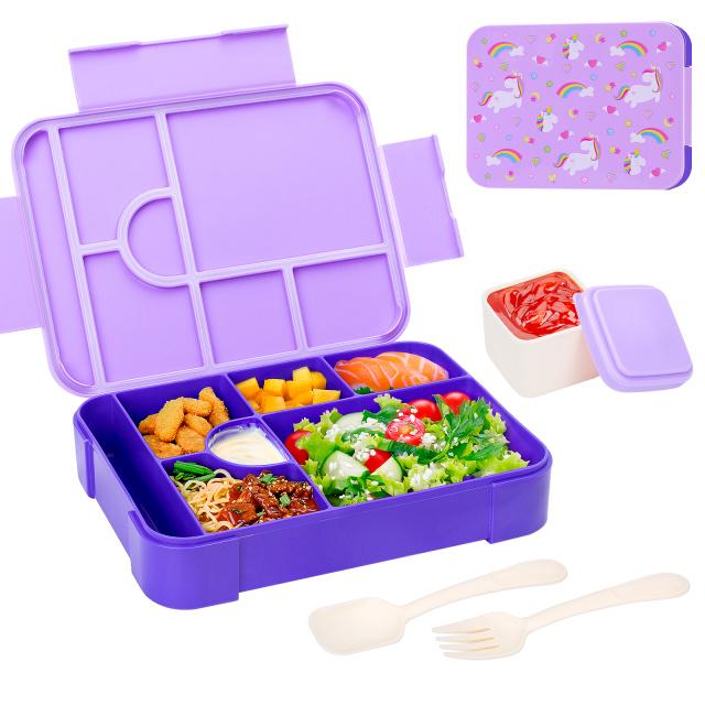 1100ml Lunchbox Mikrowellengeeignet Bento Box Tritan Zwischenschicht Auslaufsichere Aufbewahrungsbox Luftdichte Behälter Studenten Erwachsene Schule