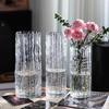 Glass Cylinder Vase for Table Centerpiece Thickened Modern Clear Flower Vase for Wedding Party Living Room Bedroom Decor