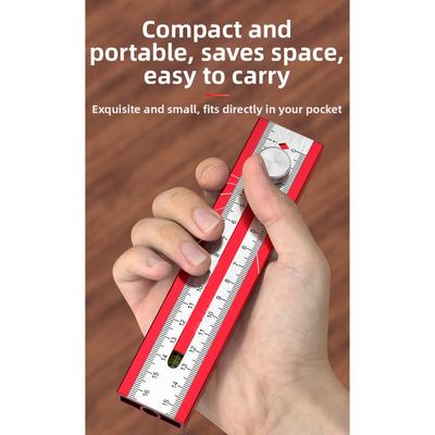 15° 30° 45° 60° 75° 90° Scales Adjustable Protractor Angle Measuring Tool