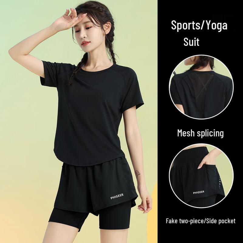 Women s Quick-Dry Running & Yoga Short Set XL