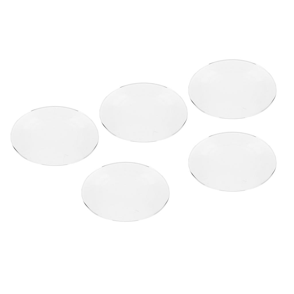 5PCS 25.5mm 27.5mm Single Dome Sapphire Watch Crystal Glass Replacement 1.7mm Thickness
